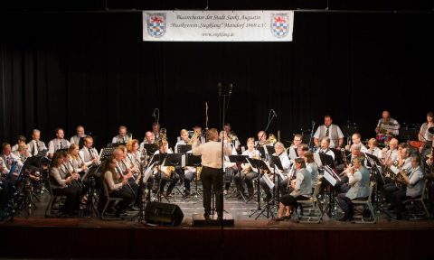 Bild Musikverein Siegklang beim Sommerkonzert 2017