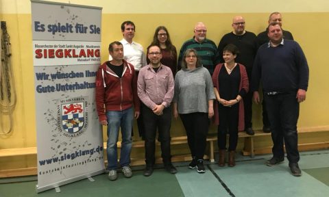 Der Vorstand des Jahres 2018 des Musikverein "Siegklang" Meindorf